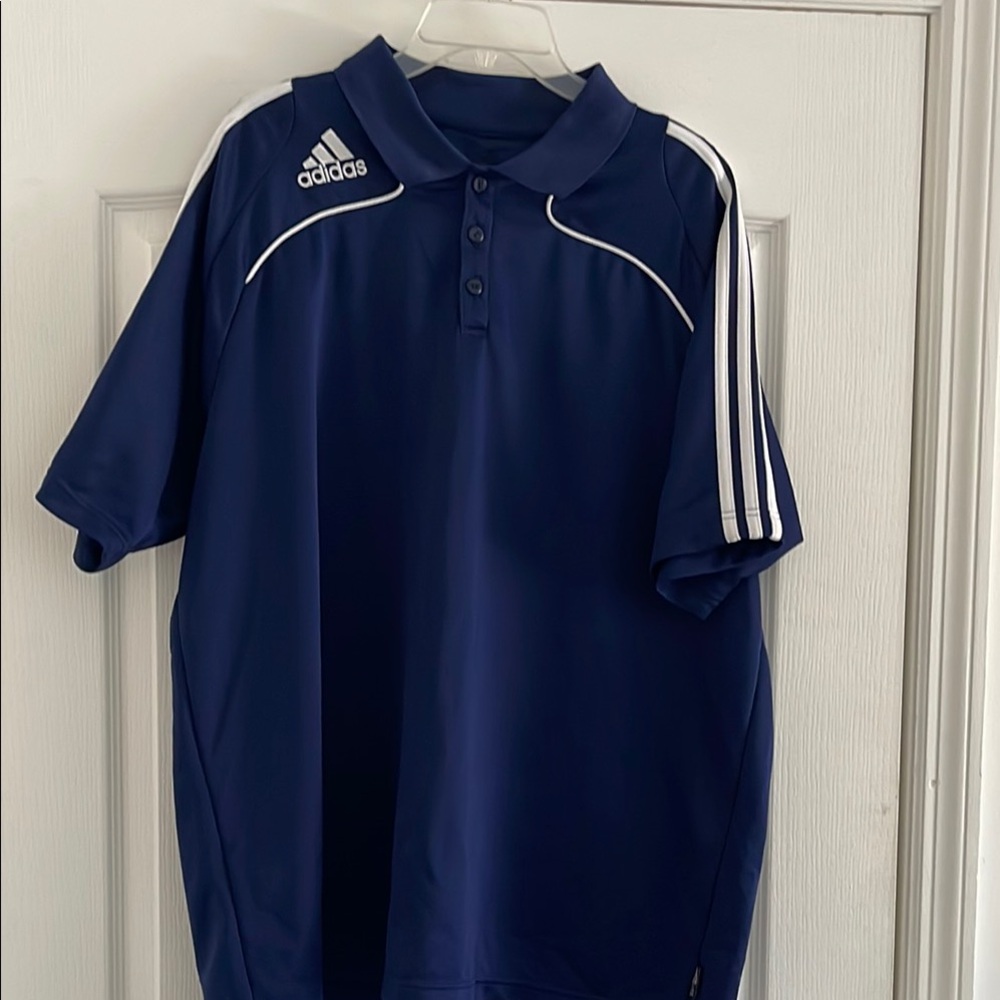 Adidas Men's Blue Polo Shirt